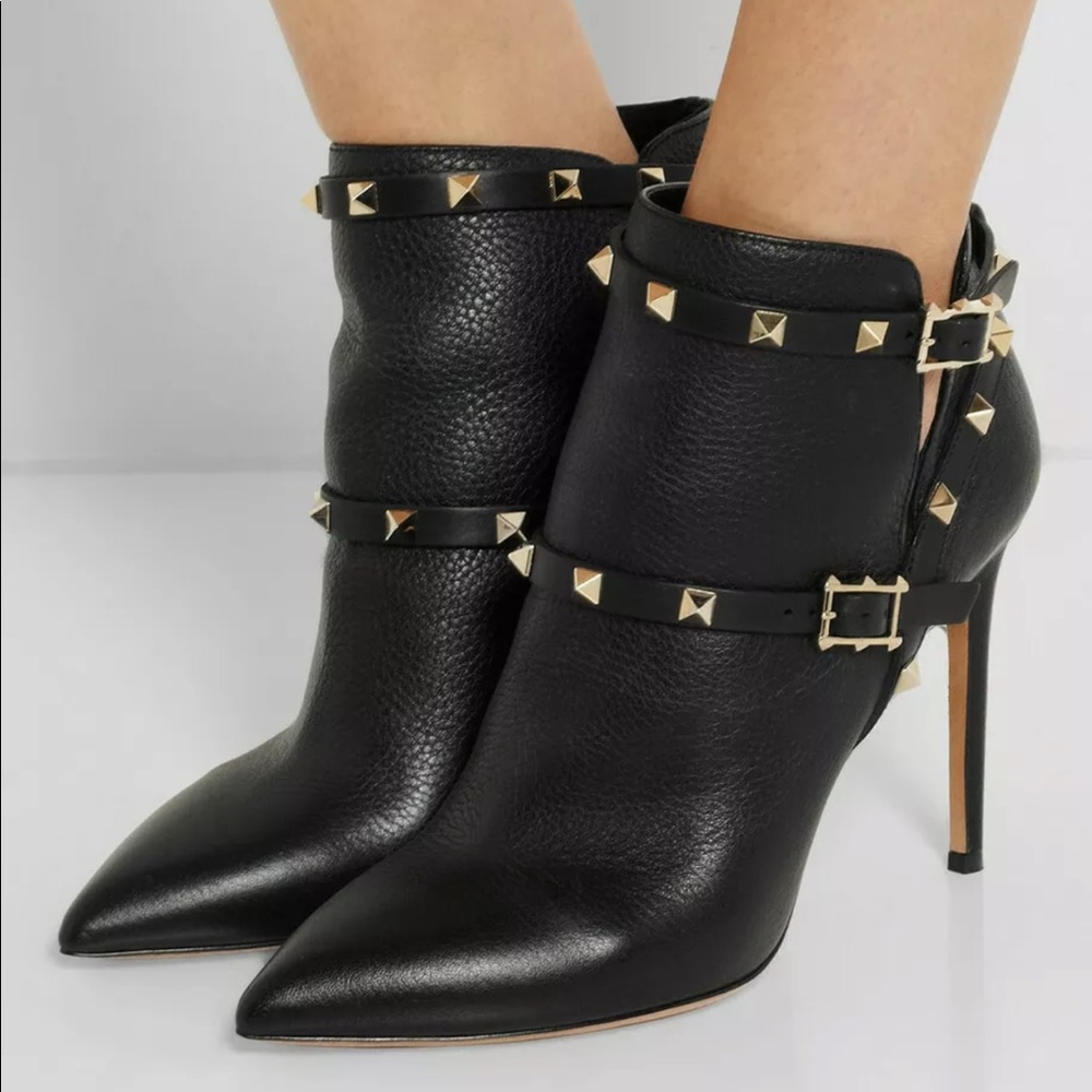 Brand New Valentino Rockstud Booties- 37